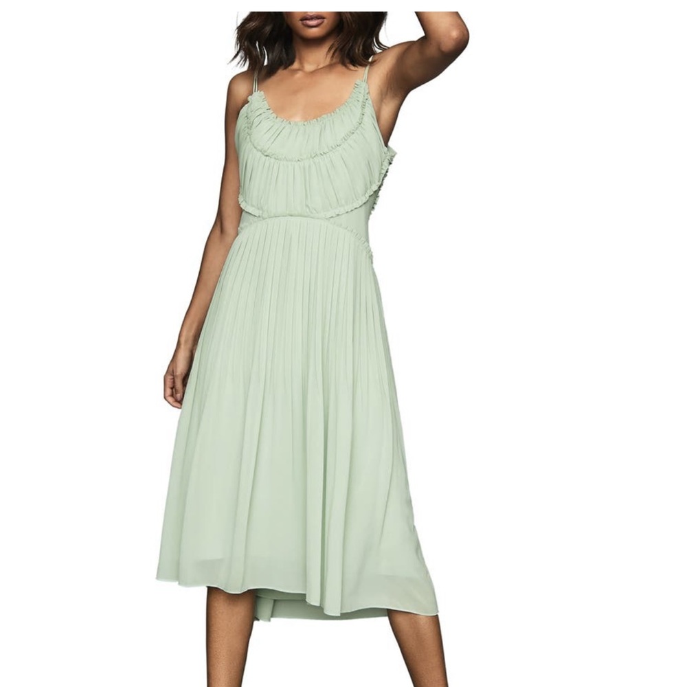 Reiss Thora Pleated Dress - SIZE 4. NWOT, never worn.